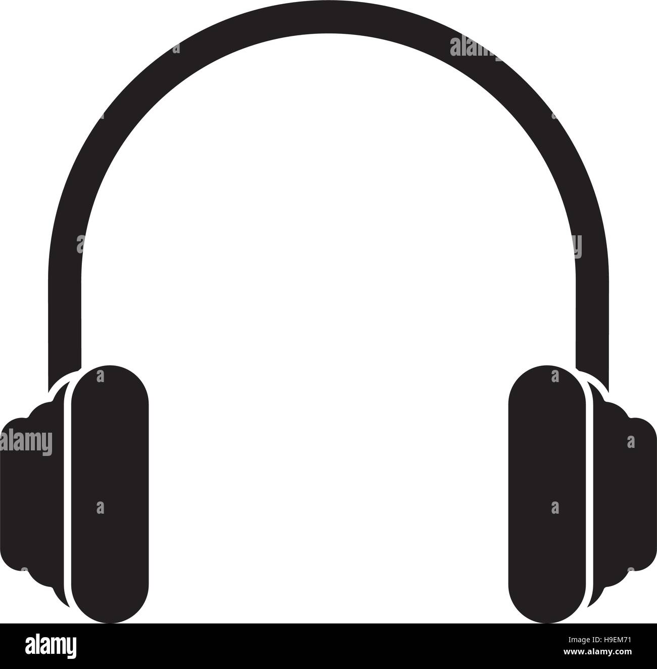Isolated headphone device design Stock Vector Image & Art - Alamy