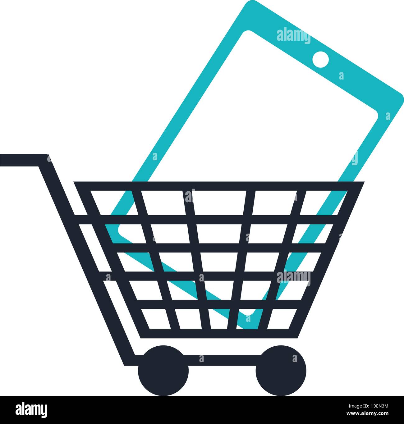 Isolated cart and shopping design Stock Vector Image & Art - Alamy