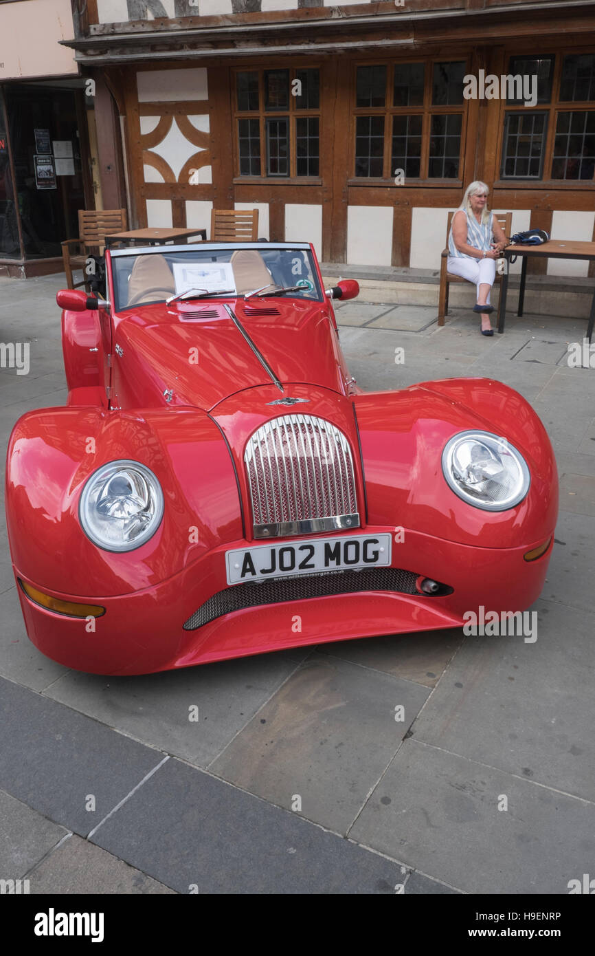 Morgan Aero 8 at a classic cars at a rally in Gloucester,England Stock Photo