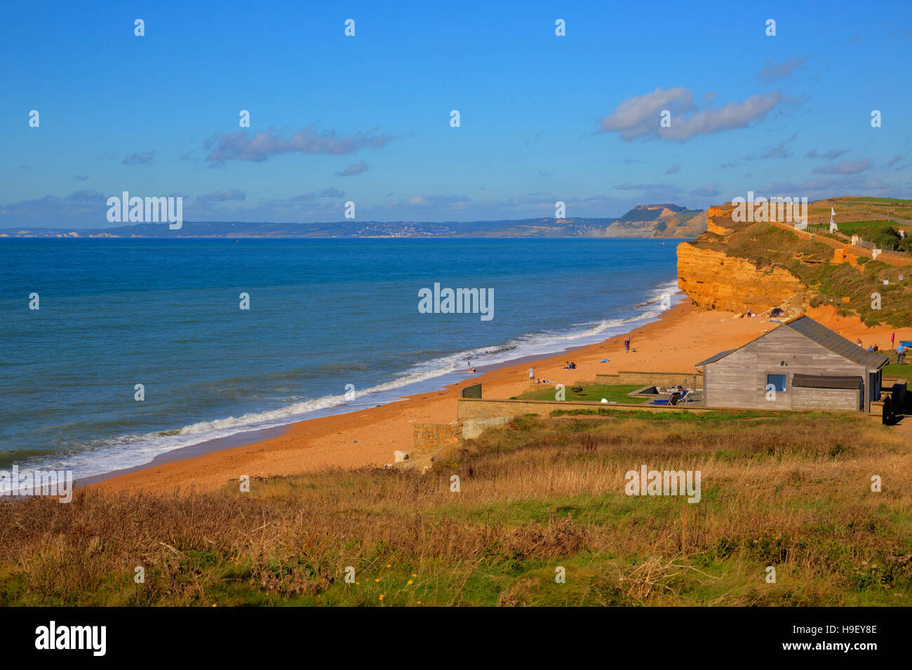 Burton Bradstock Dorset England uk beautiful jurassic coast with