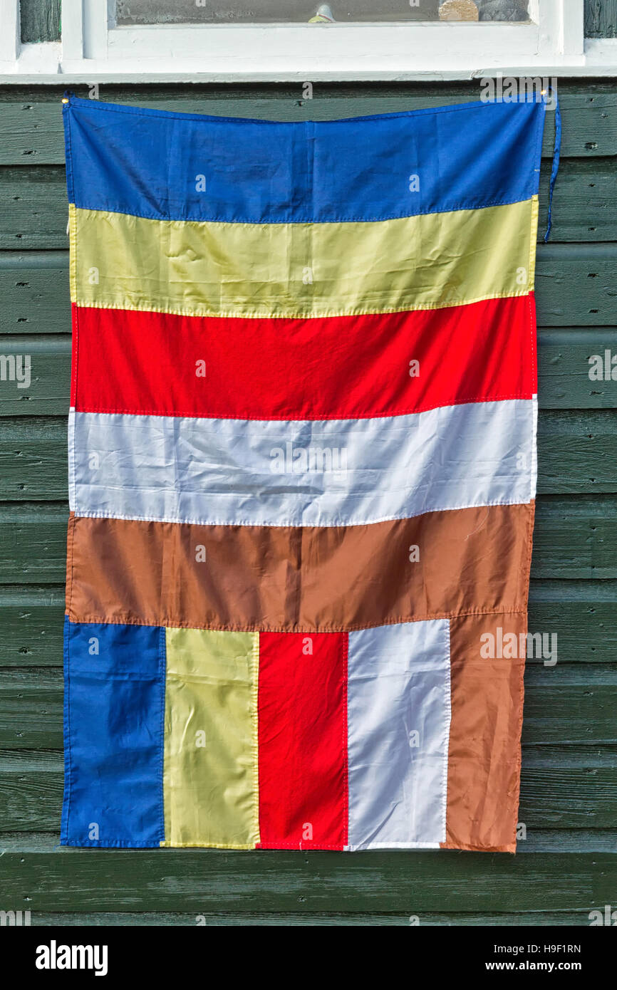 Buddhist flag hi-res stock photography and images - Alamy