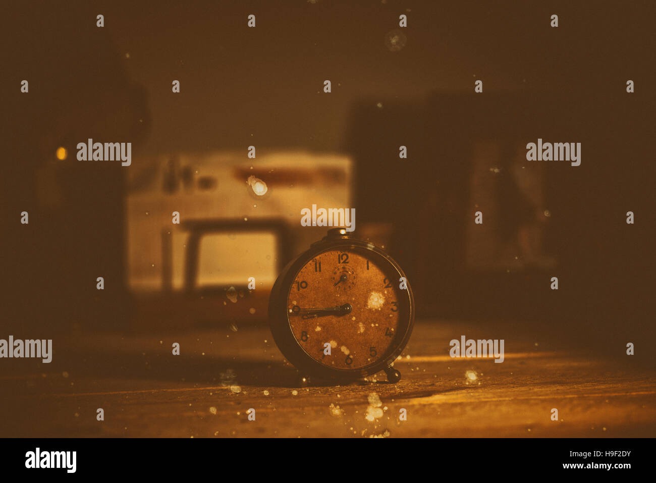 old alarm clock Stock Photo Alamy