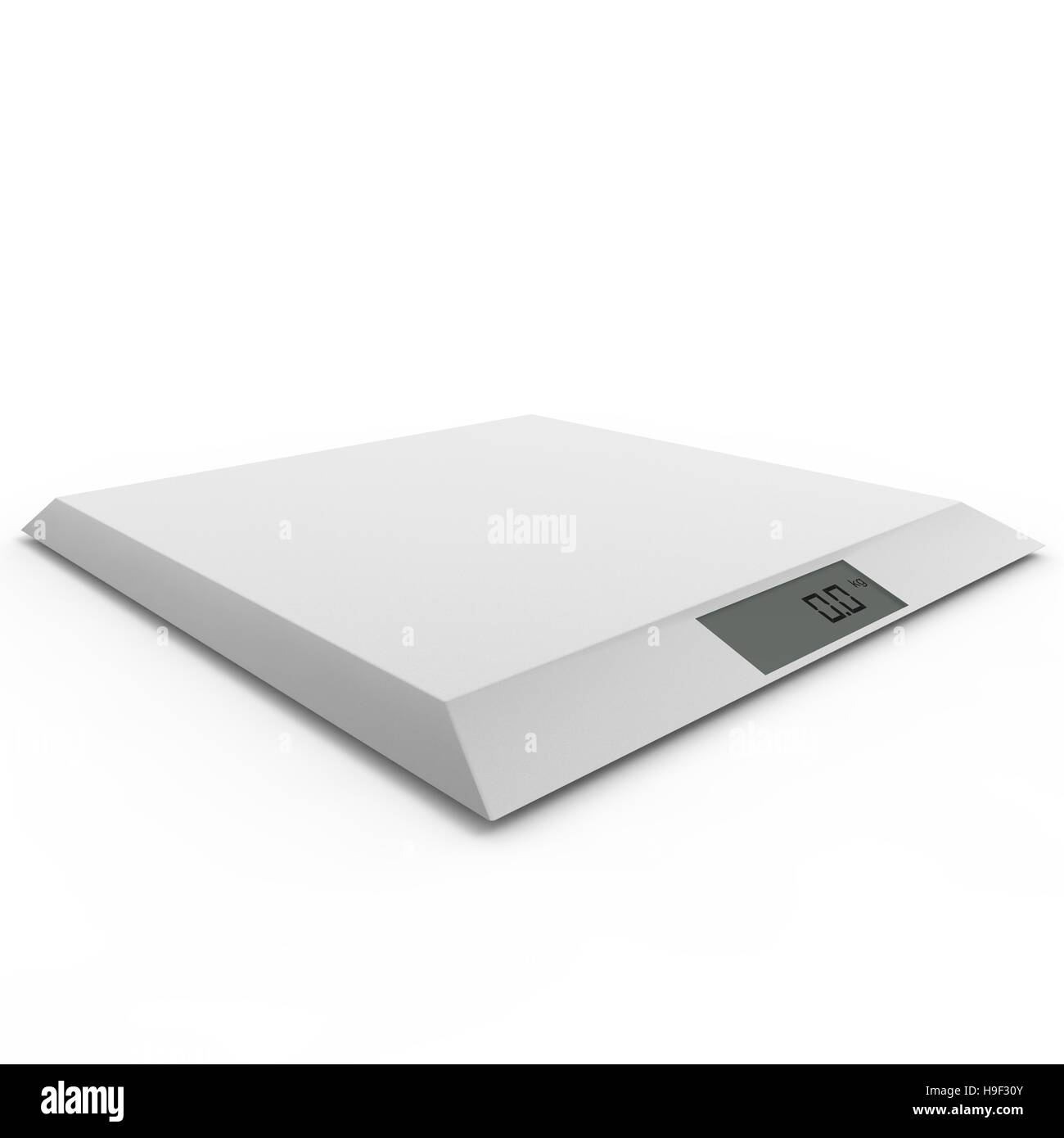 Electronic scales on the isolated background Stock Photo Alamy