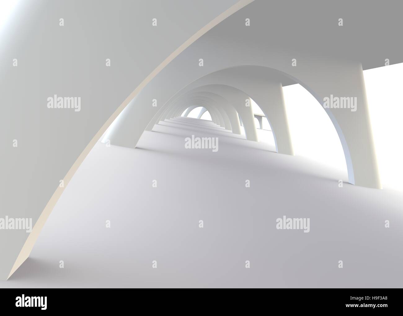 Abstract design of a bridge in modern style Stock Photo - Alamy