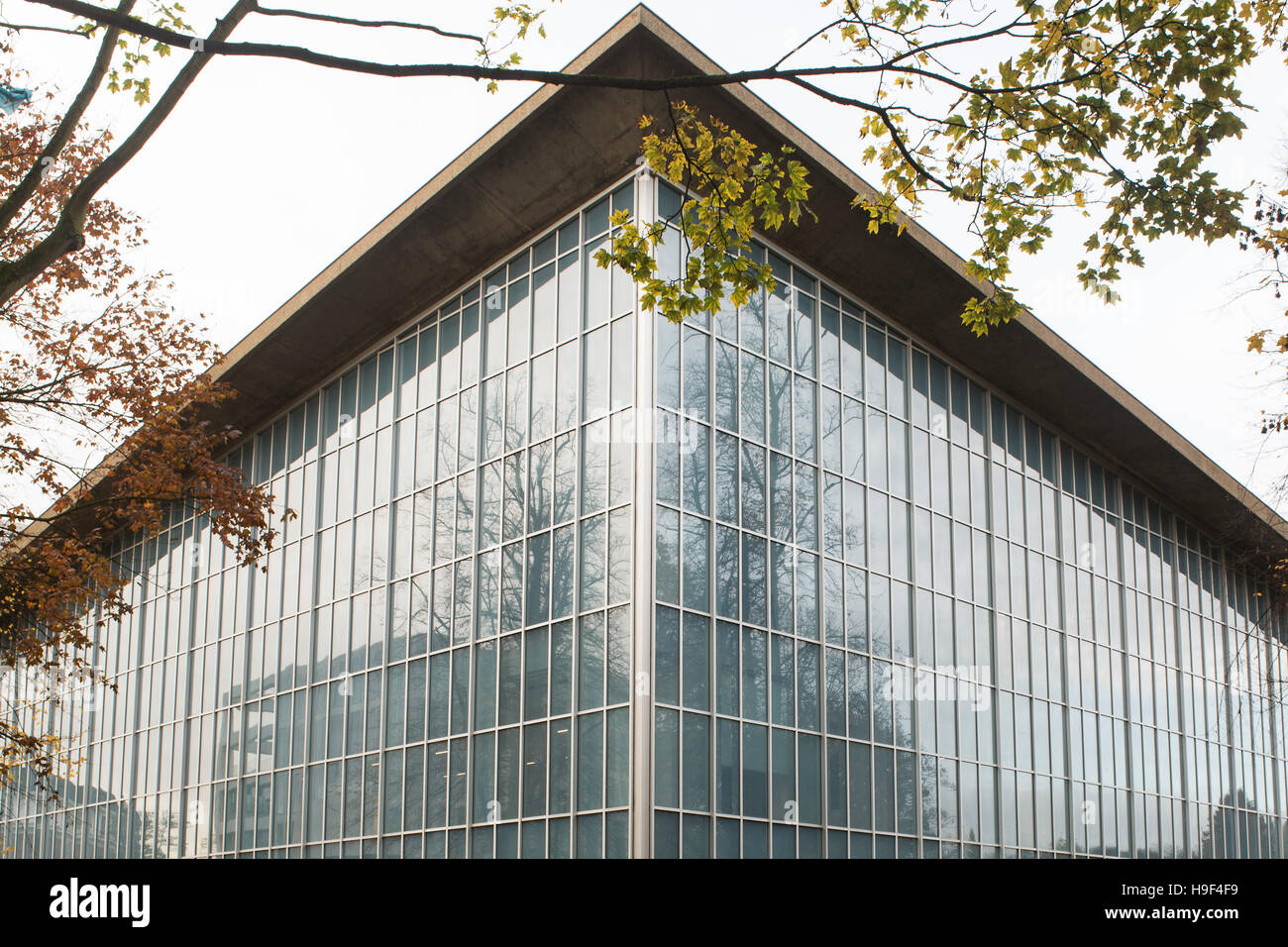 Detail of exterior. Design Museum, London, United Kingdom. Architect