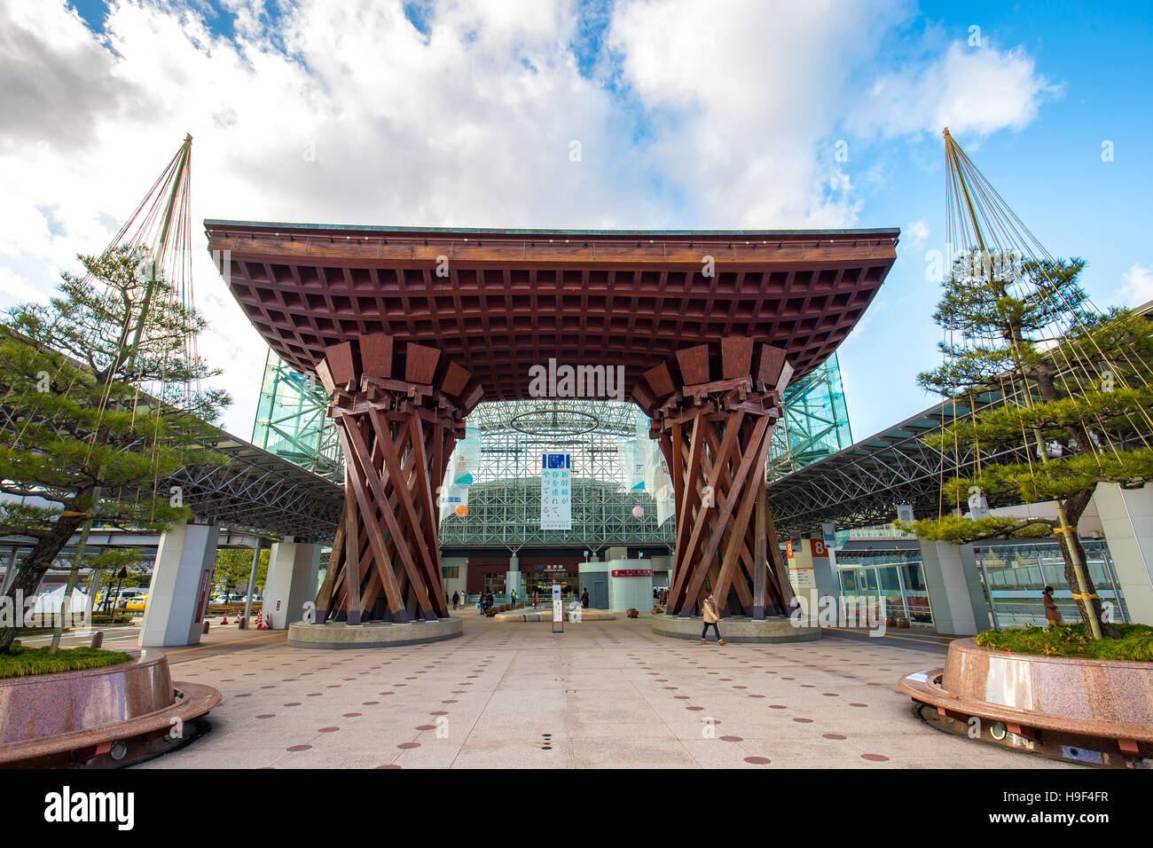 Kanazawa, Japan February 15, 2015 Kanazawa Station is a major