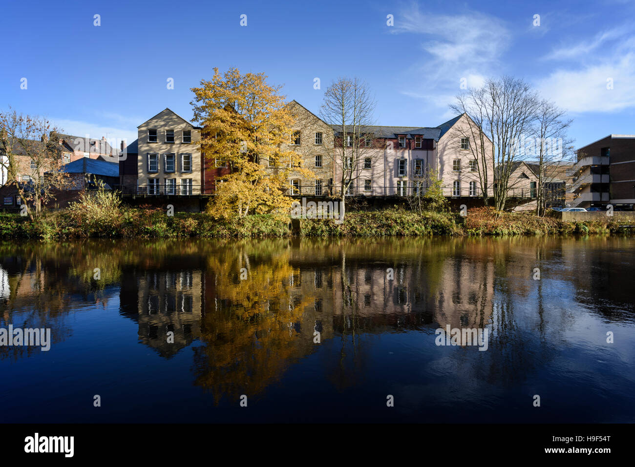 St Andrew's Court, Durham Stock Photo