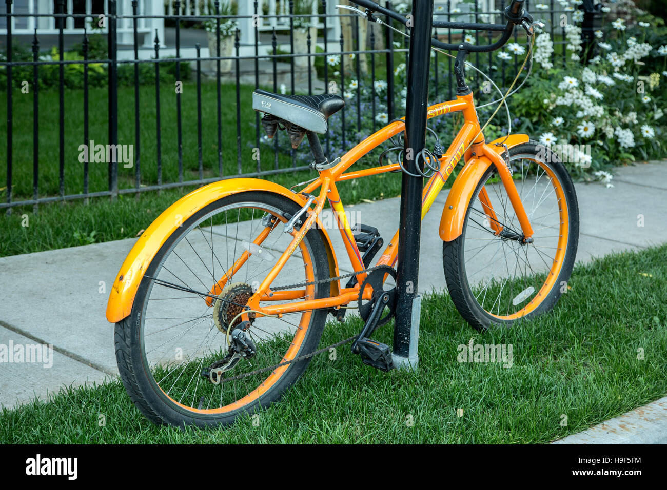 Bicycle, Aspen, Colorado USA Stock Photo Alamy