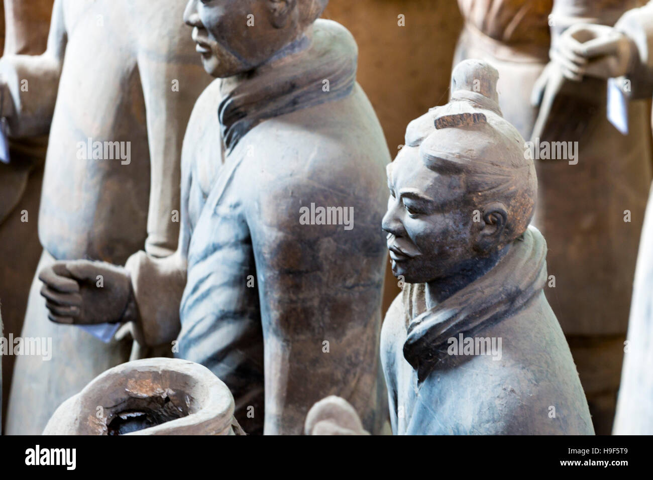 Museum of Qin Terra Cotta Warriors, Xian, China Stock Photo
