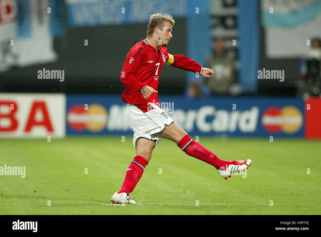 02日韓 W杯決勝戦 イングランド 7番 BECKHAM ベッカム ユニフォーム