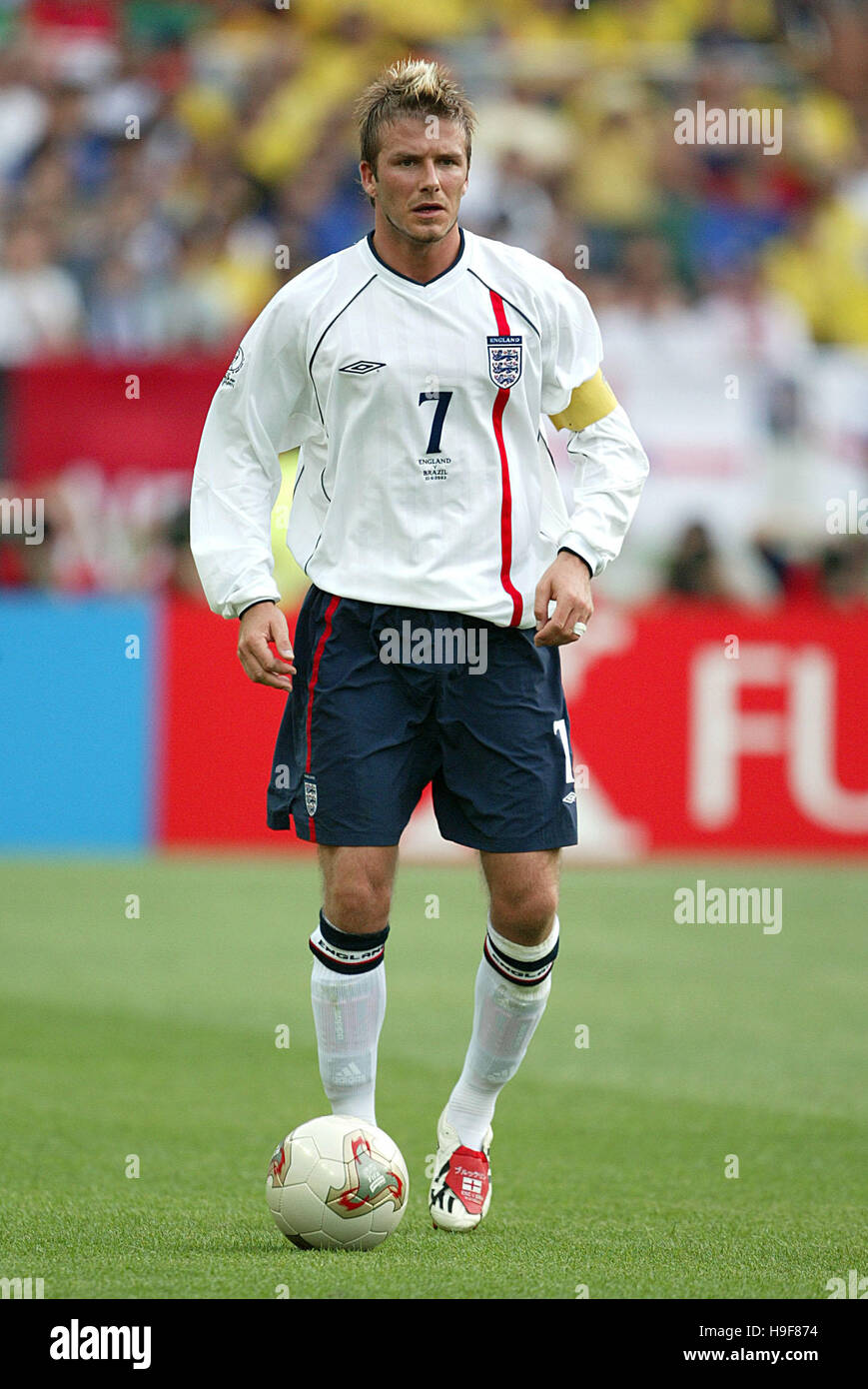 David Beckham June 2002 England Stock Photos & David ...
