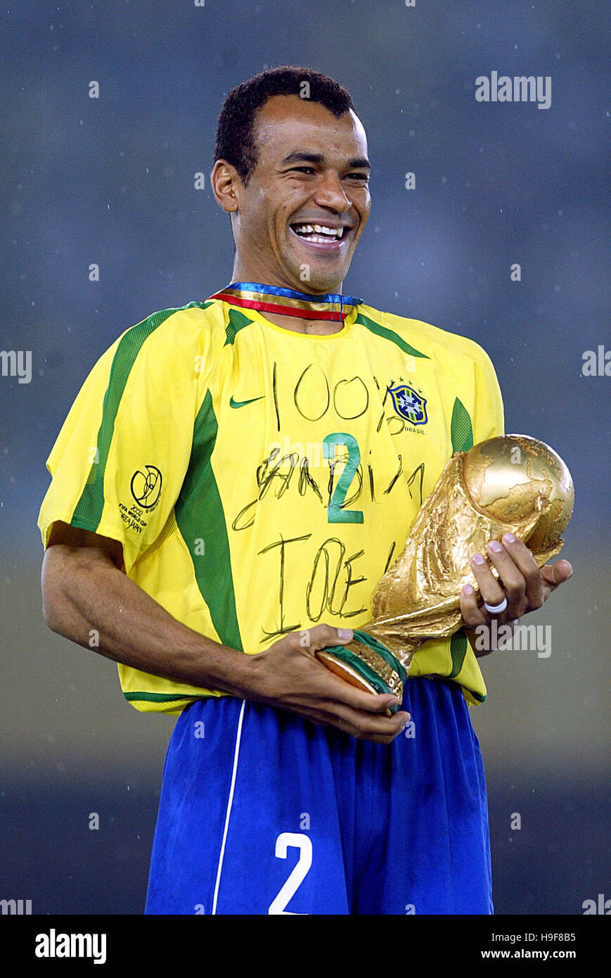 CAFU BRAZIL INTERNATIONAL STADIUM YOKOHAMA JAPAN 30 June 2002 Stock 