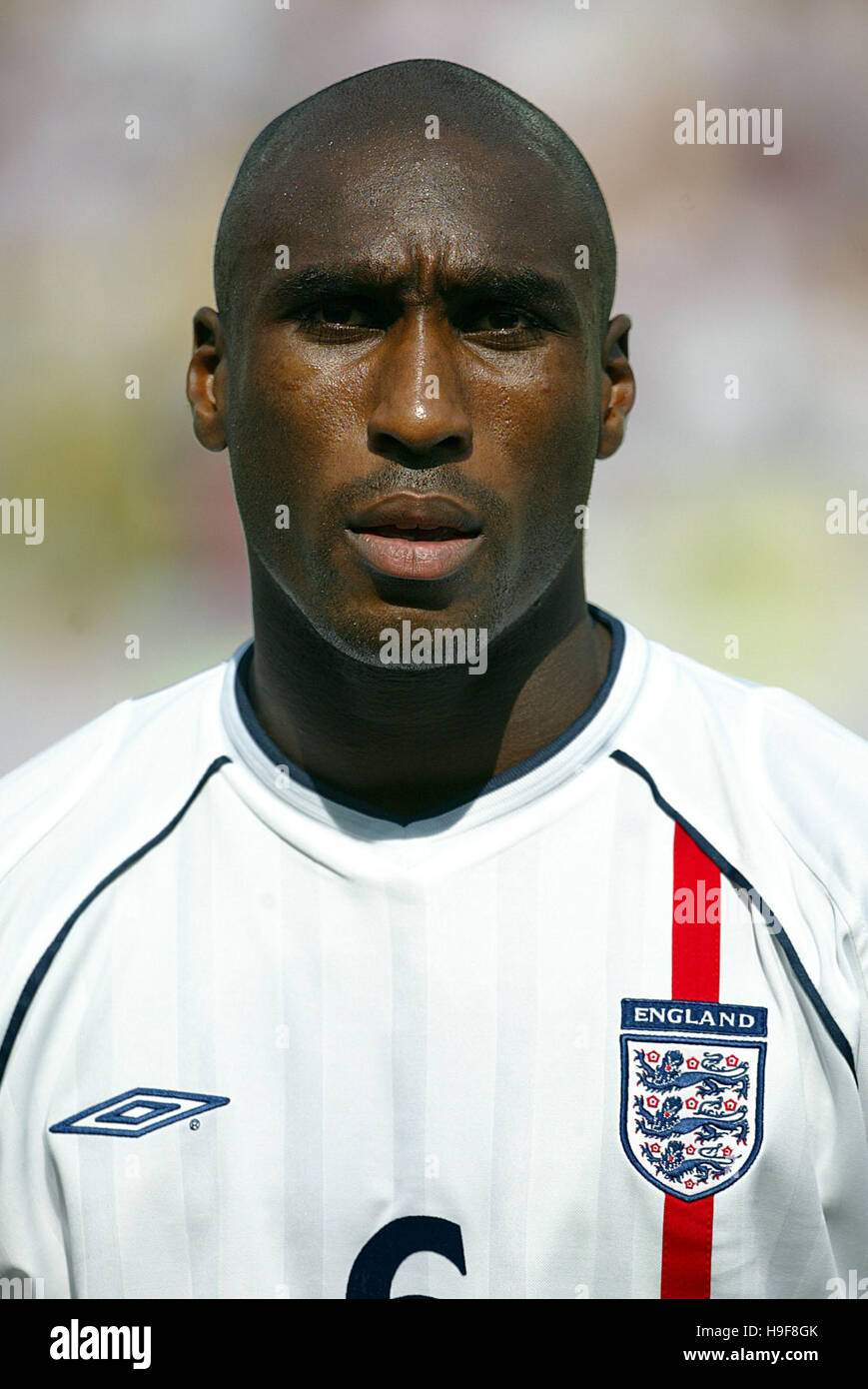 SOL CAMPBELL ENGLAND & ARSENAL FC SHIZUOKA STADIUM ECOPA SHIZUOKA JAPAN 21 June 2002 Stock Photo