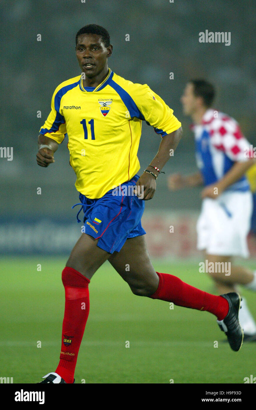 AGUSTIN DELGADO ECUADOR INTERNATIONAL STADIUM YOKOHAMA JAPAN 13 June