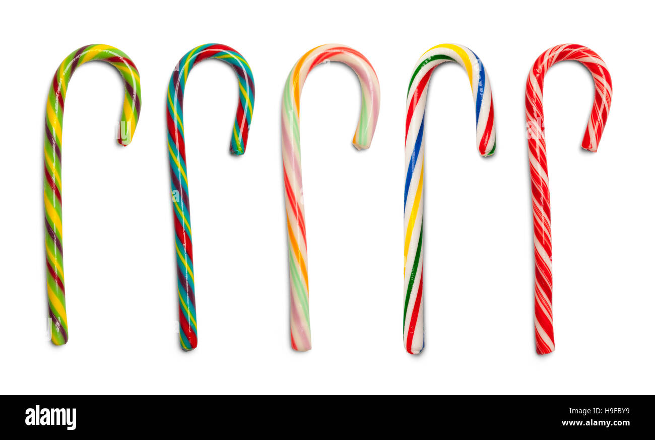 Candy canes Cut Out Stock Images & Pictures Alamy