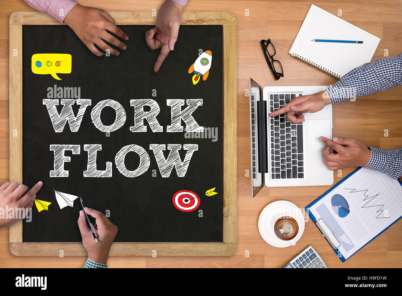 Task flow hi-res stock photography and images - Alamy