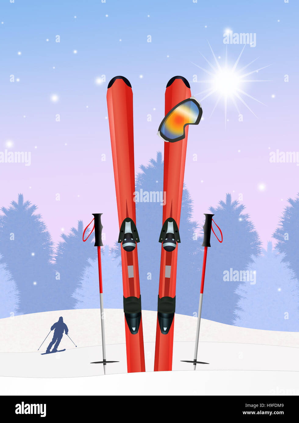 Ski Equipment Stock Photos & Ski Equipment Stock Images - Alamy