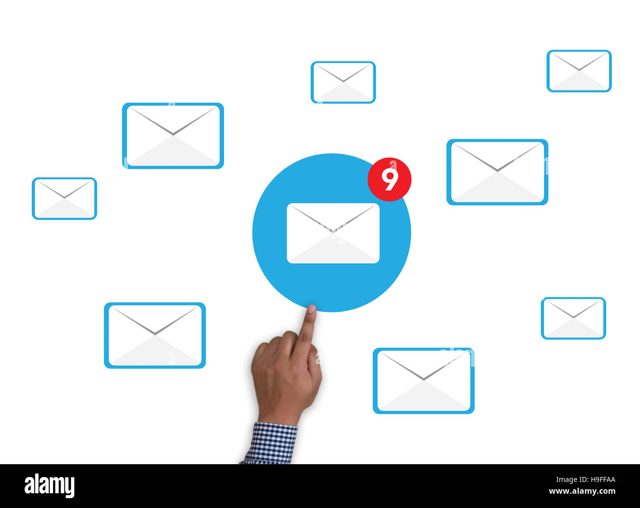 email icon Concept Stock Photo