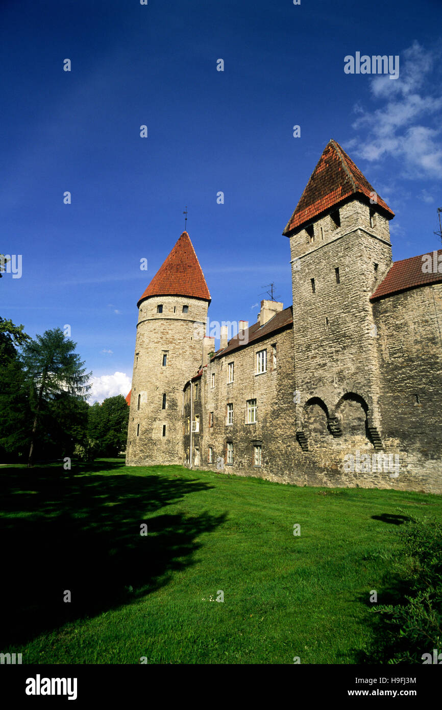 Estonia, Tallinn, medieval walls Stock Photo