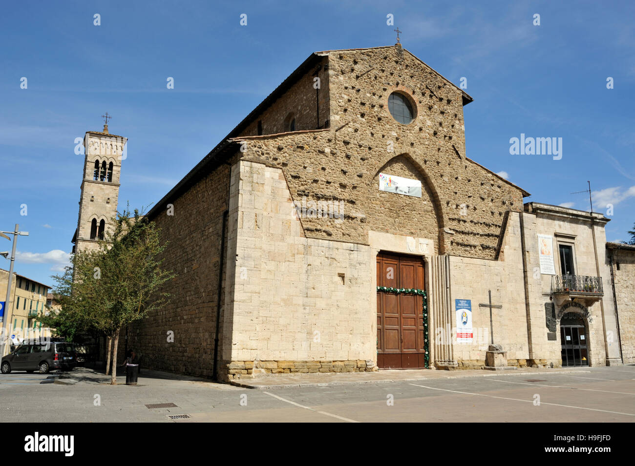 Church of St Augustine, Colle di Val d'Elsa, Tuscany, Italy Stock Photo