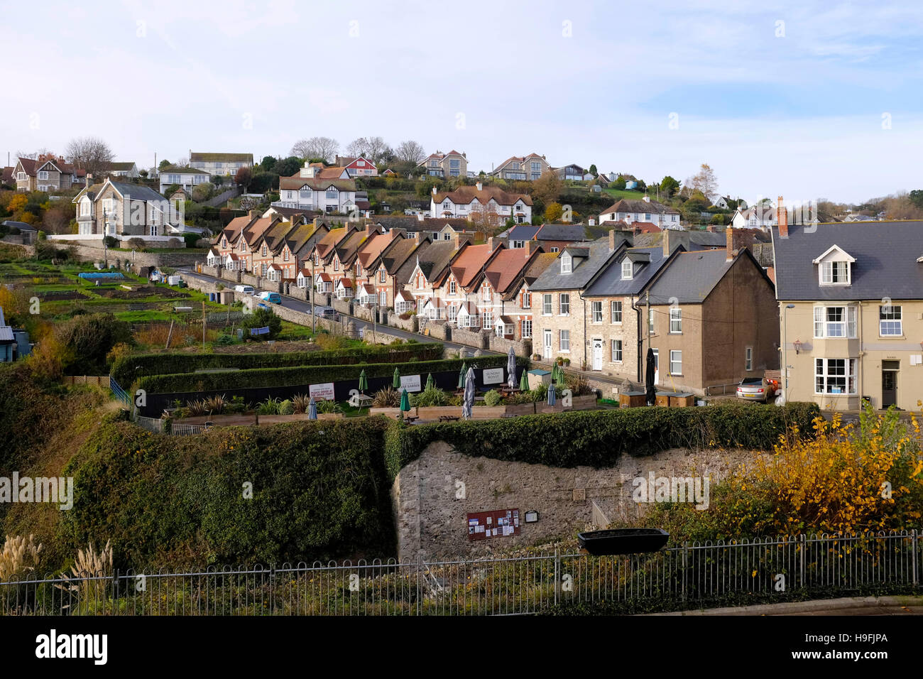 Picturesque Beer in Devon West Country UK November 2016 Stock Photo
