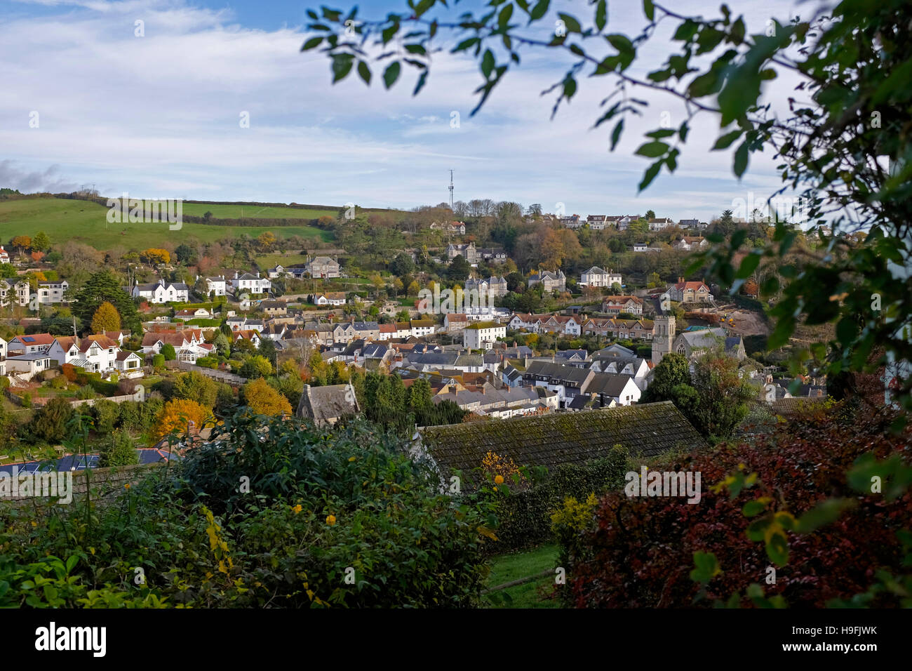 Picturesque Beer in Devon West Country UK November 2016 Stock Photo