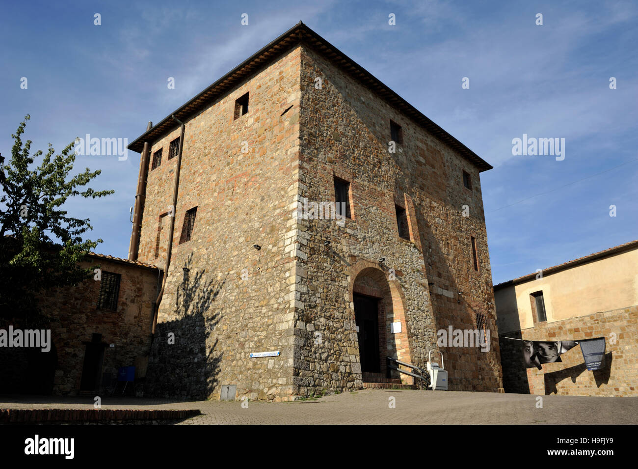 italy, tuscany, murlo, castle, etruscan museum Stock Photo