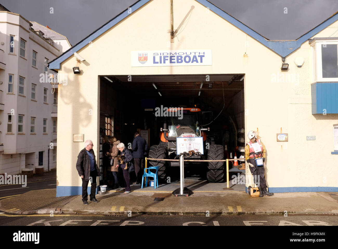 Independent Lifeboat Station at Sidmouth in East Devon West Country UK