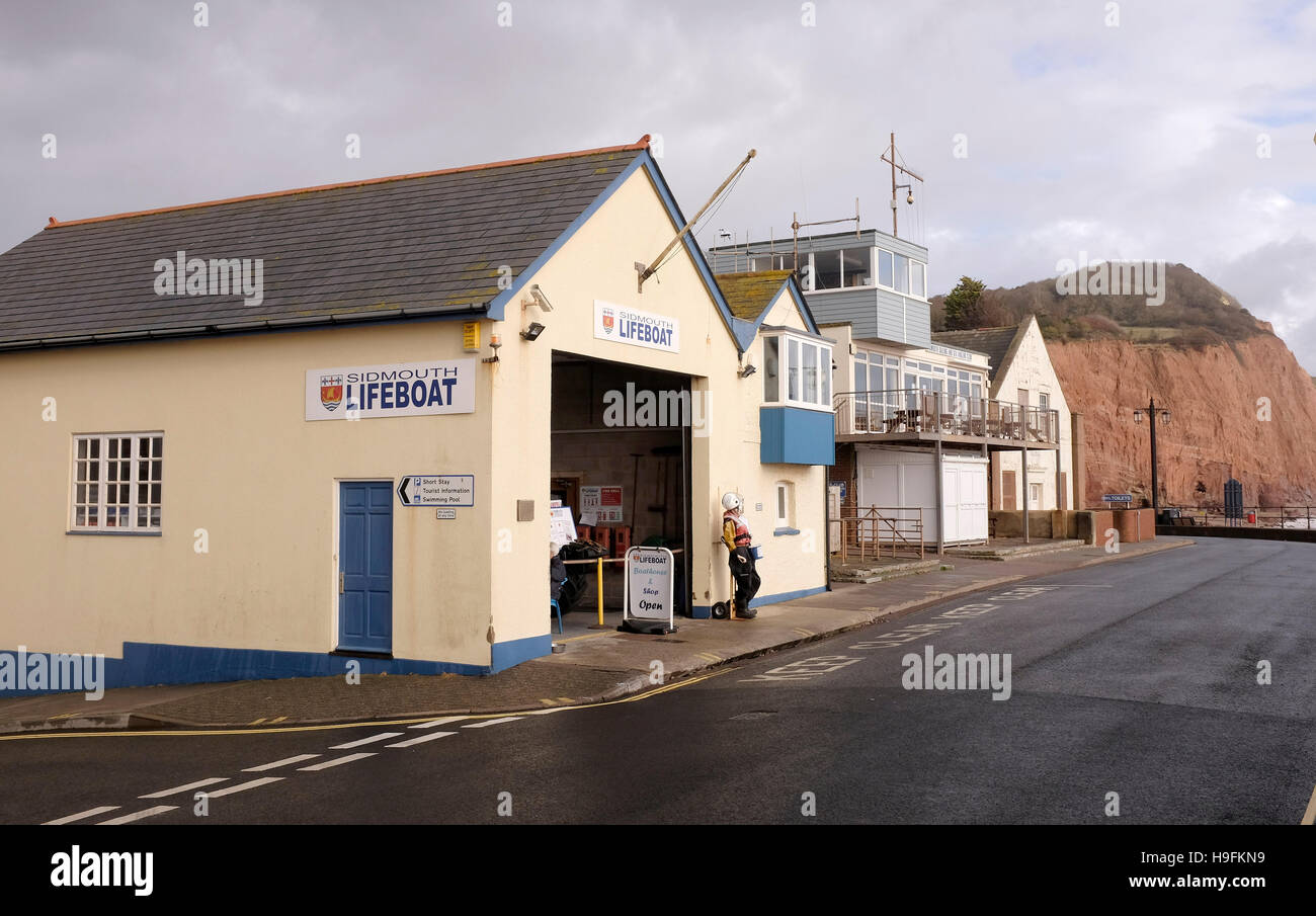Independent Lifeboat Station at Sidmouth in East Devon West Country UK