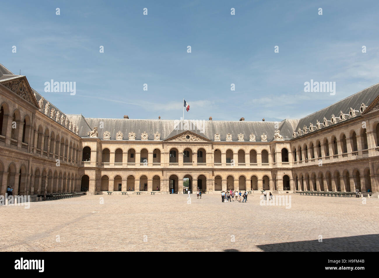 Les Invalides museum in Paris Stock Photo