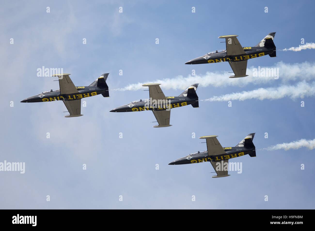 Breitling Jet Team Stock Photo Alamy
