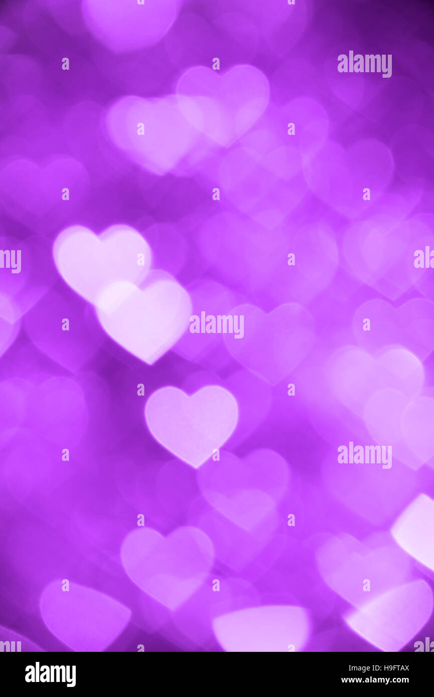 violet heart background