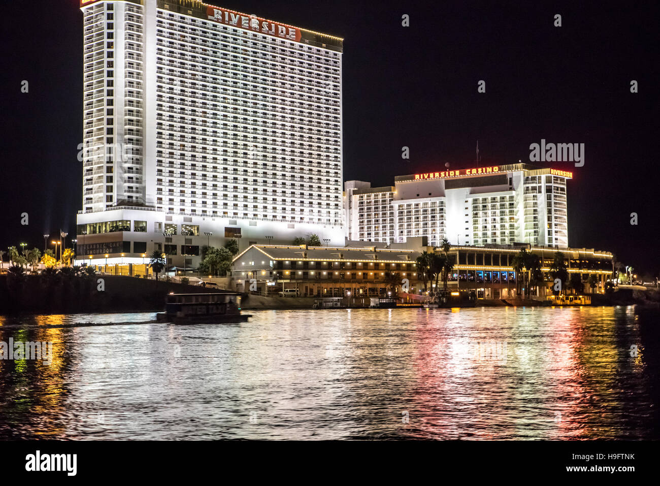 Hotel Casino in Laughlin Nevada USA along the Colorado River Stock