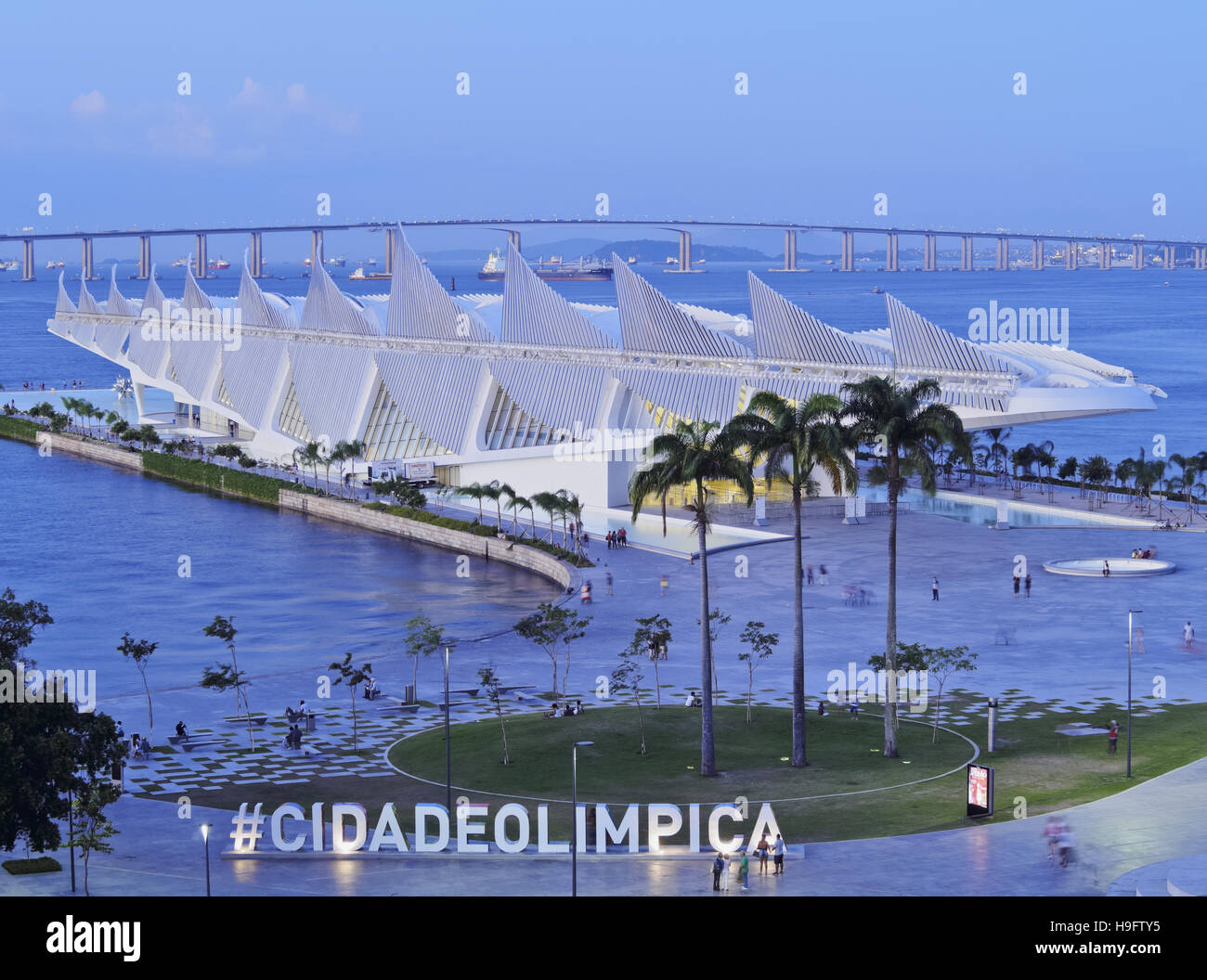 Brazil City of Rio de Janeiro Praca Maua Museum of Tomorrow(Museu do ...
