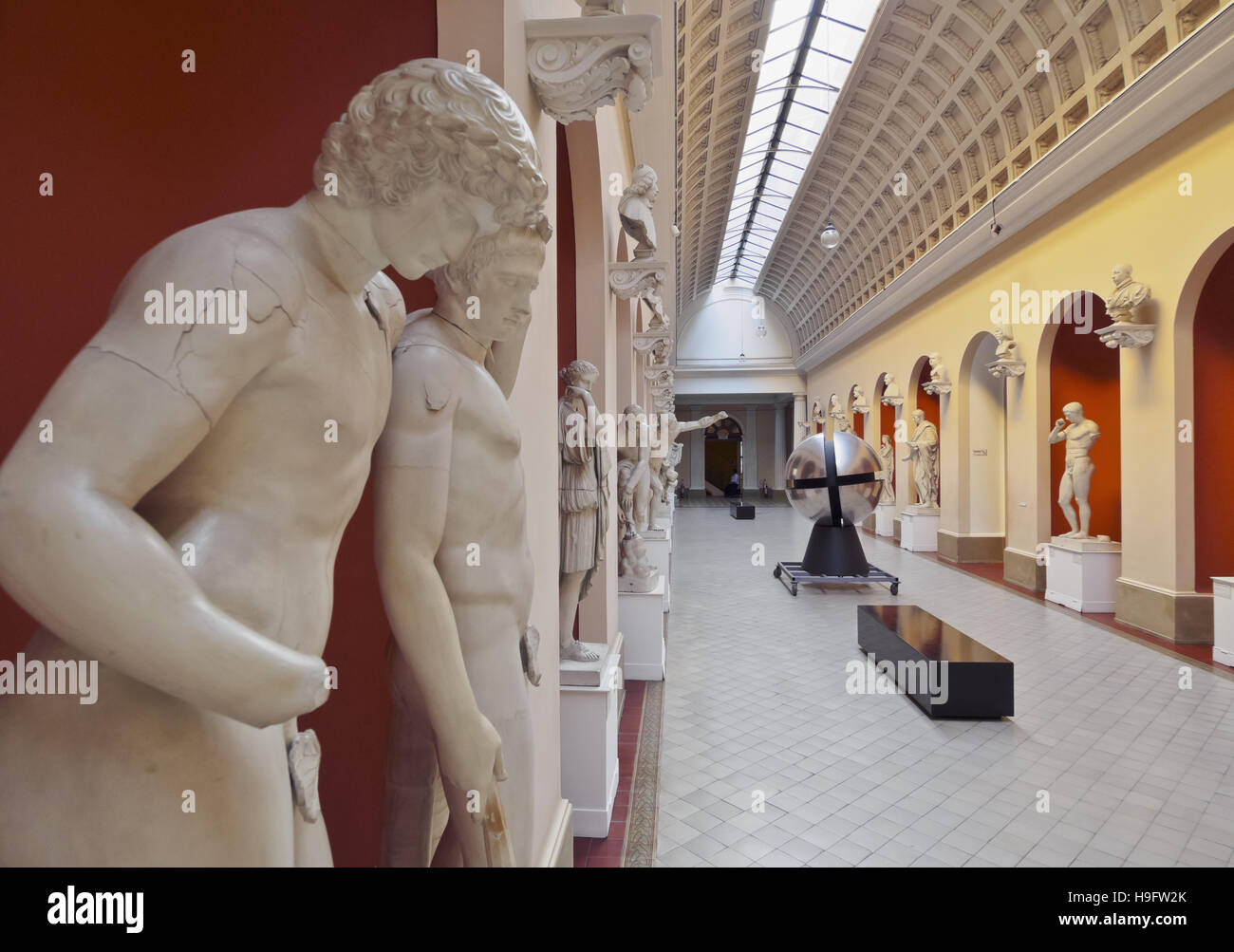 Brazil, City of Rio de Janeiro, Interior view of the National Museum of Fine Arts(MNBA). Stock Photo