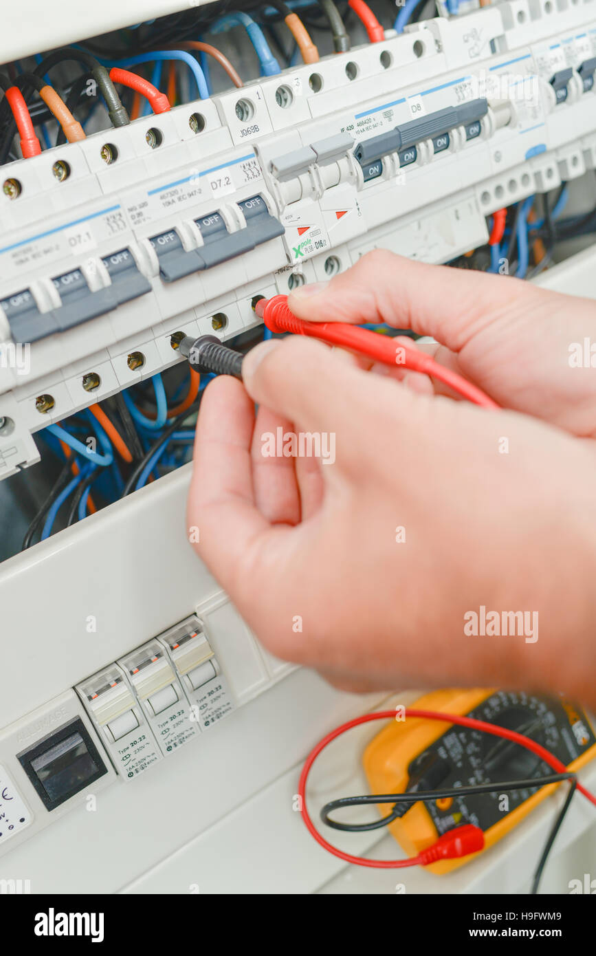 Replace a fuse Stock Photo Alamy