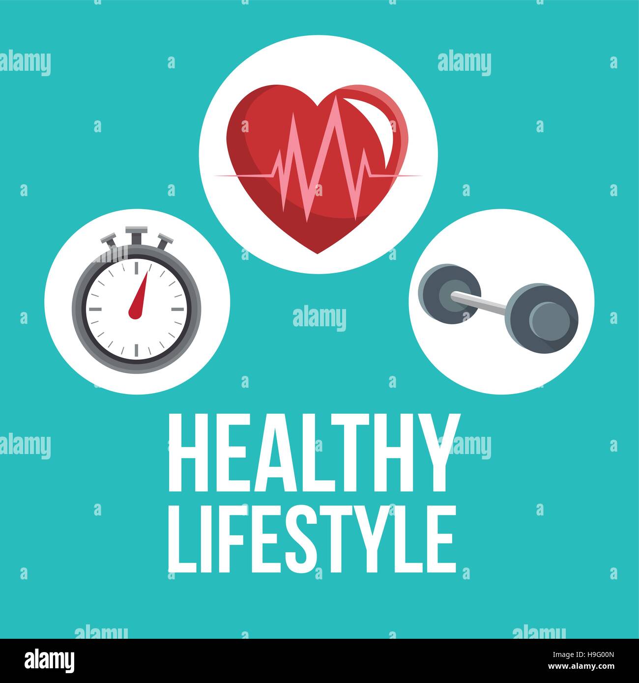 Icon set of Healthy lifestyle design Stock Vector Image & Art - Alamy