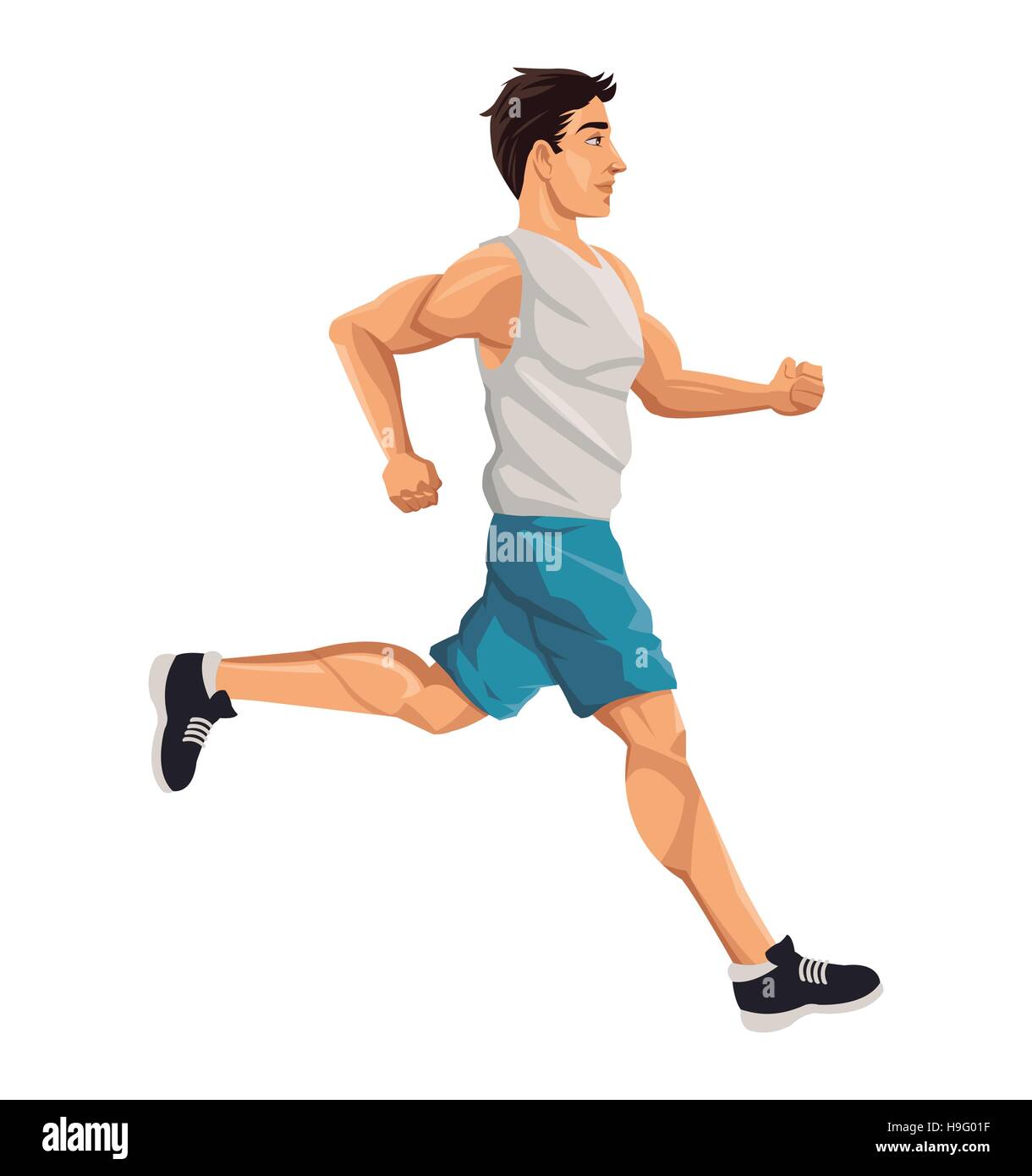 Man running of Healthy lifestyle design Stock Vector Image & Art - Alamy