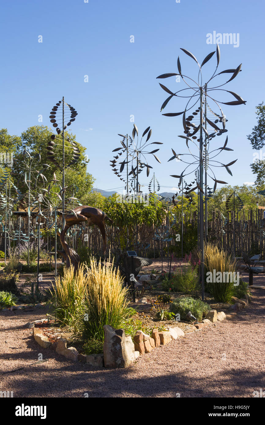 New Mexico, Santa Fe, Canyon Road art district Stock Photo