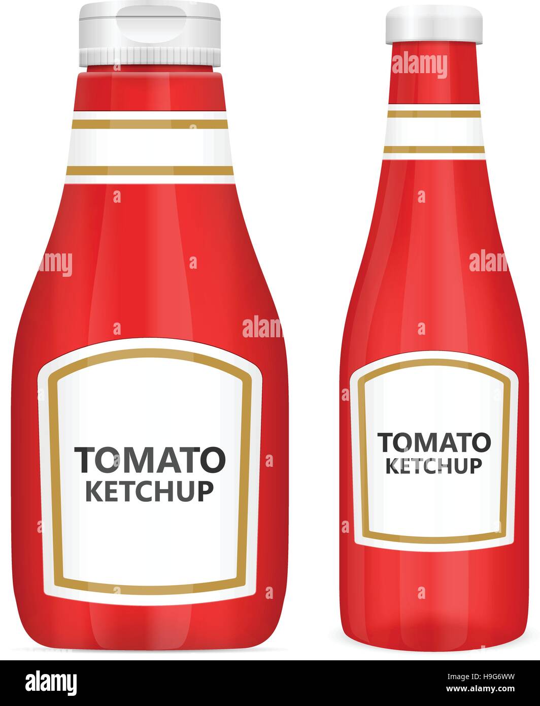 Bottle tomato ketchup Stock Vector Images Alamy