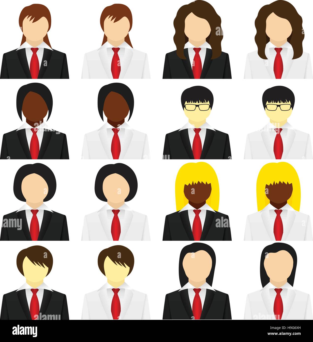 Avatar woman female white hi-res stock photography and images - Alamy