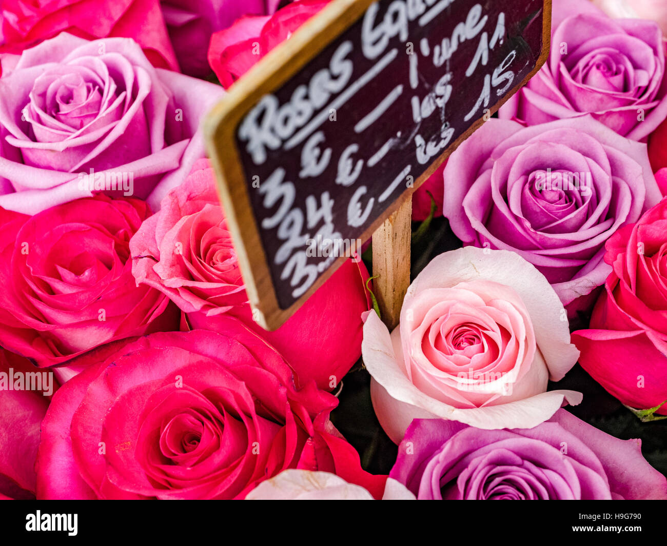 Street flower shop in Paris, France Stock Photo Alamy