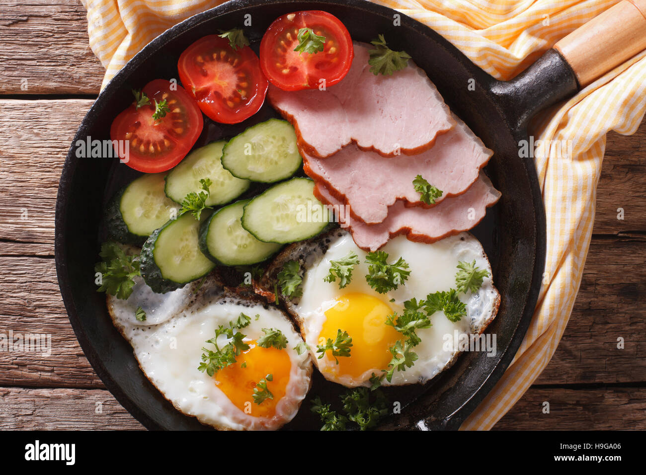 Cooked ham top view hires stock photography and images Alamy