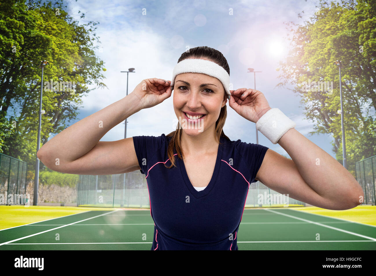Wearing headband hires stock photography and images Alamy