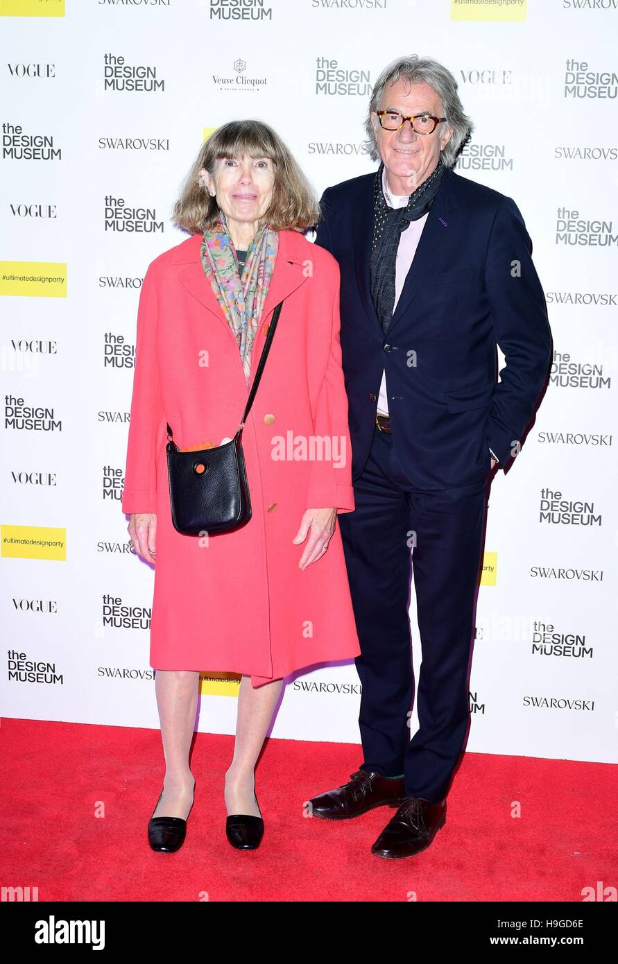 Paul Smith and his wife Pauline Denyer attend the new Design Museum opening  party in Kensington, London Stock Photo - Alamy