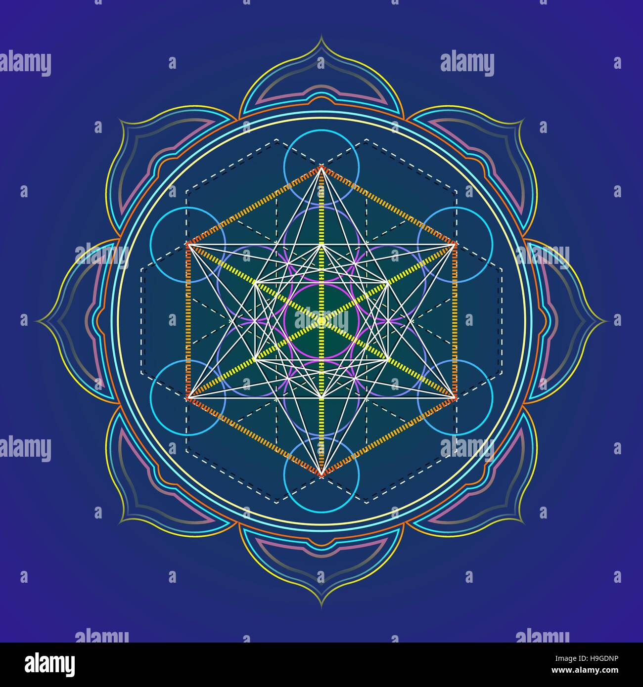 Metatrons Cube Merkabah from RedBubble  Day of the Shirt