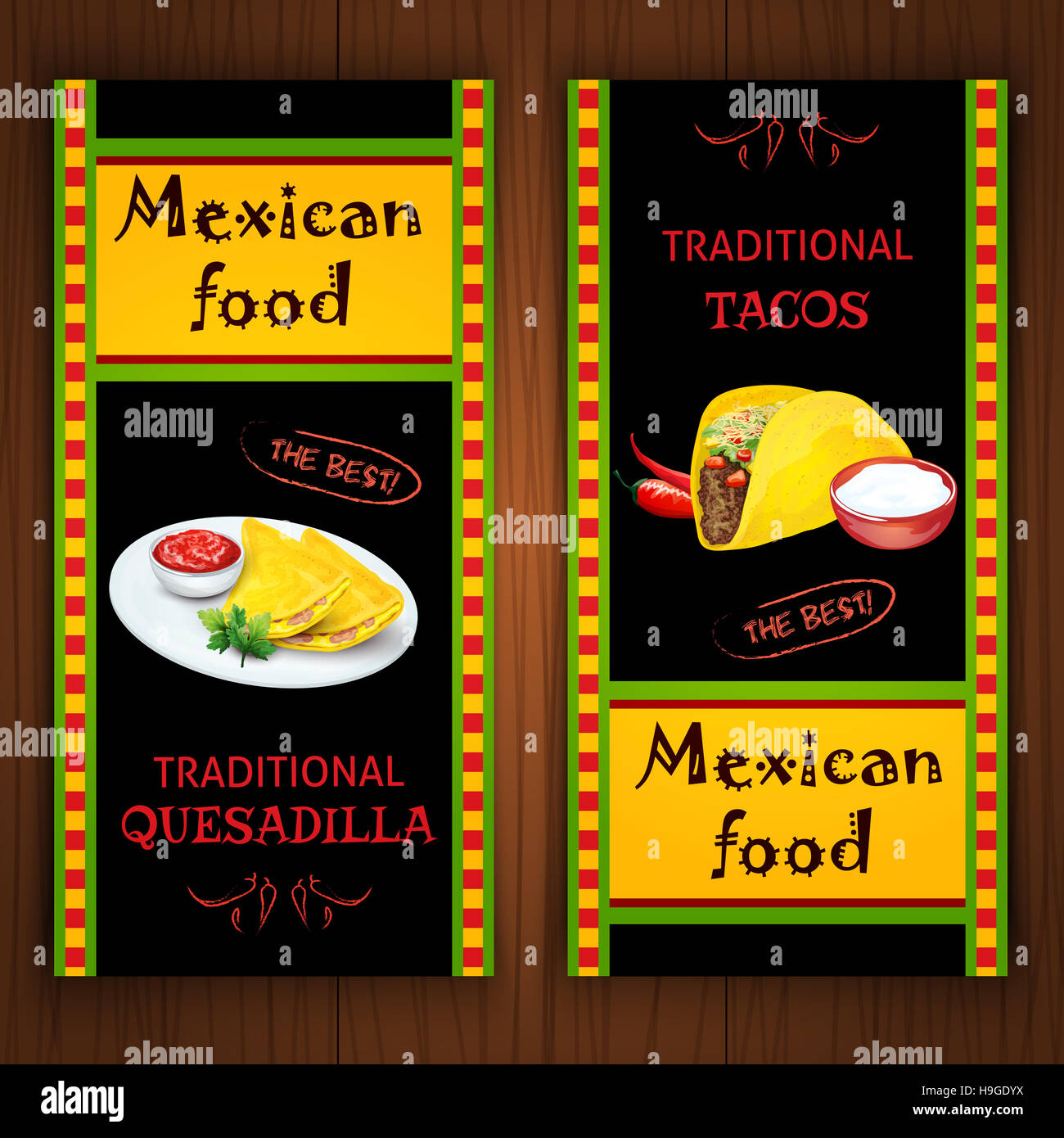 Mexican menu hi-res stock photography and images - Alamy