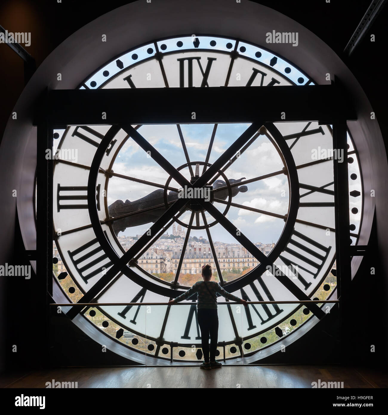 Giant Clock Of Musee D Orsay In Paris France Stock Photo Alamy