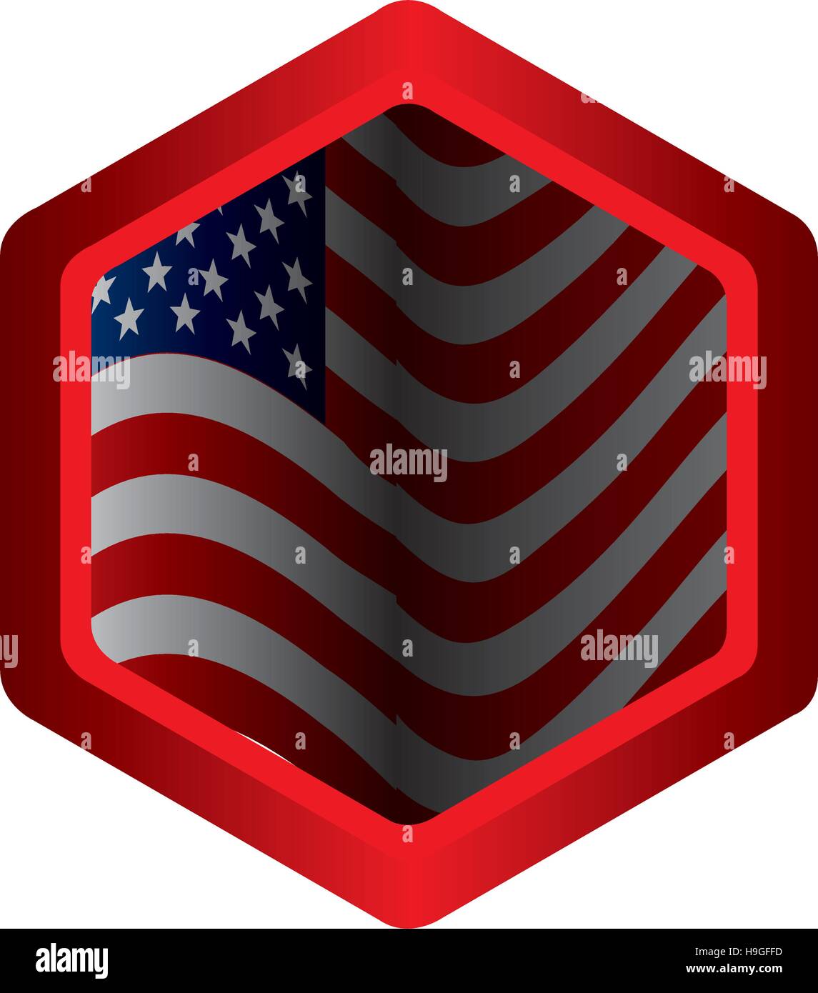 united states of america emblem vector illustration design Stock Vector ...