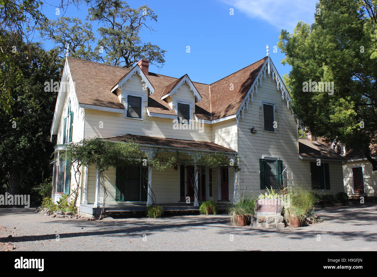 Lachryma Montis, Vallejo Home, Sonoma State Historic Park, California Stock Photo